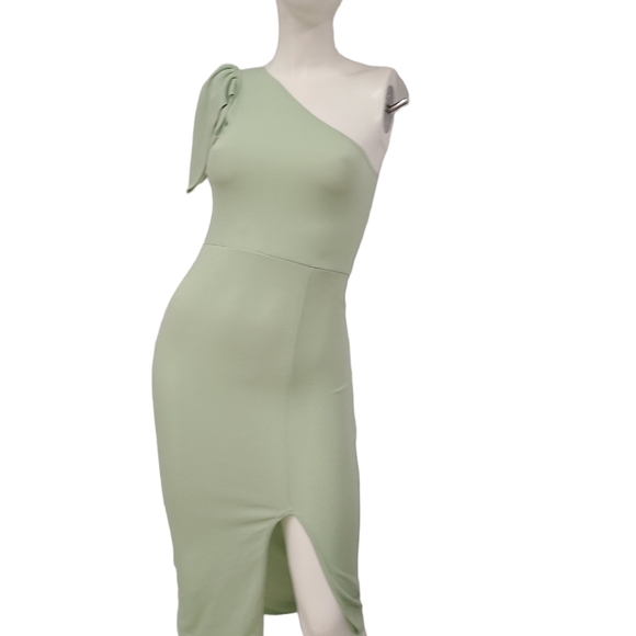 New with Tags Pretty Little Things One Shoulder Bodycon Dress size 2 - Picture 6 of 12